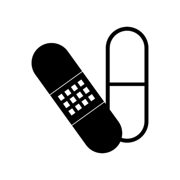 Medicine capsule icon