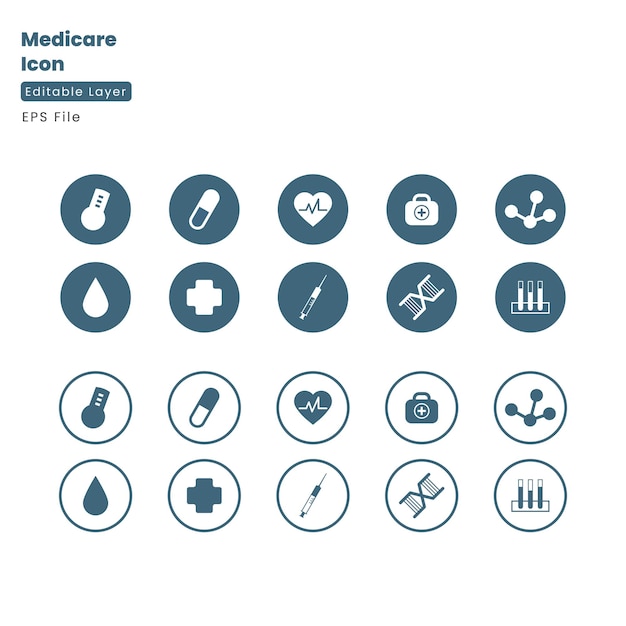 Medicine amp Health Care Icon Vector