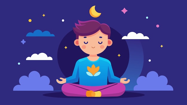 A meditation app that offers fun imaginative guided visualizations for children to unwind and