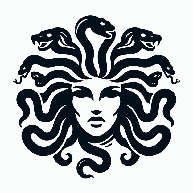 Vector medusa logo