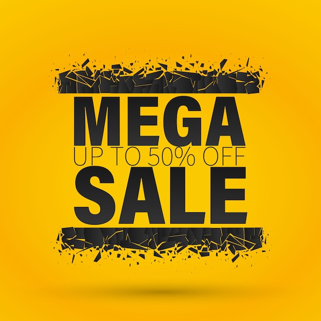 Mega Sale banner