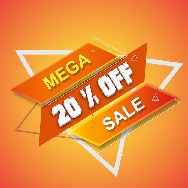 mega sale banner