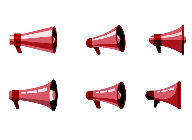 Megaphone icon. Loud speaker or bullhorn symbol. Vector illustration.