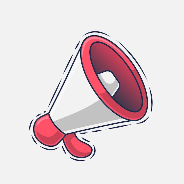 Megaphone icon vector illustration