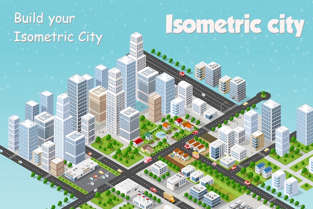 Megapolis 3d isometric