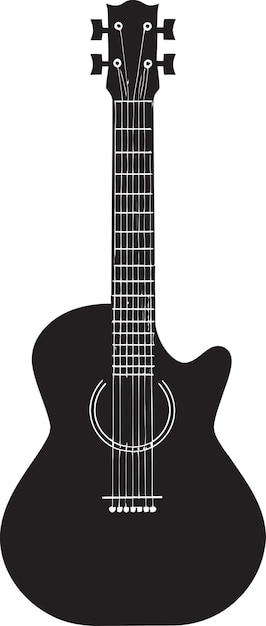 Melodic Mosaic Guitar Icon Design Icon Harmony Haven Guitar Logo Vector Graphic