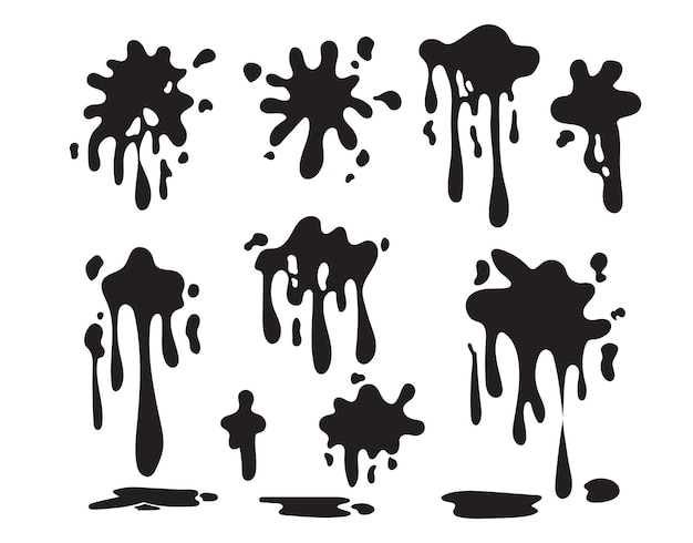 Melting hand drawn clipart vector design