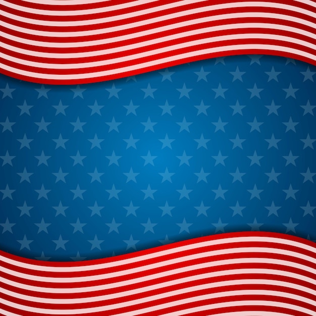 Memorial Day abstract USA flag colors background Vector illustration