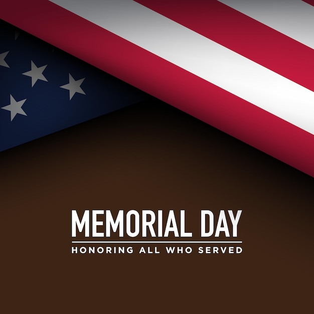 Memorial Day Background Design