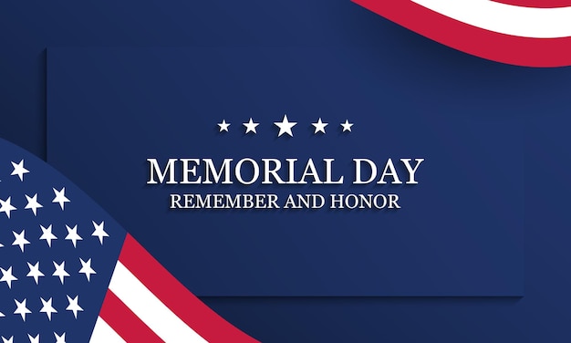 Memorial Day Background Design