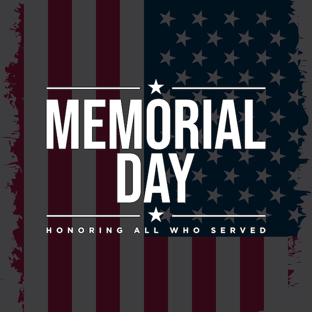 Memorial Day Background Design