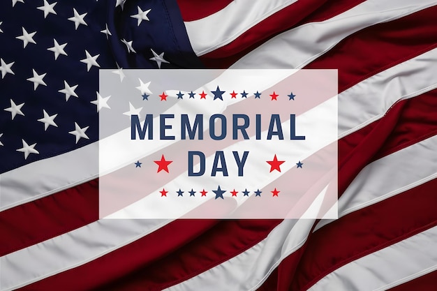 Vector memorial day remember and honor poster usa memorial day celebration