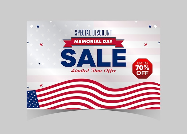 Memorial Day social media template happy memorial day holiday post memorial day weekend banner