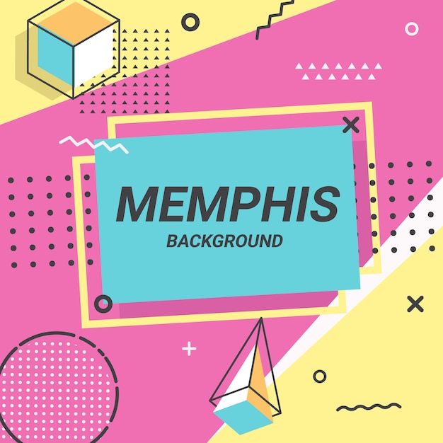 Memphis Background Design