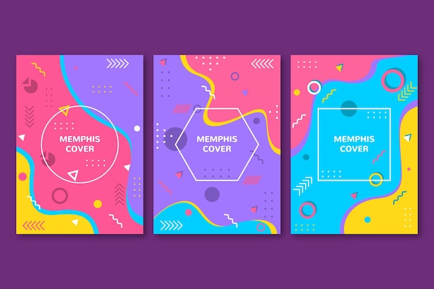 Memphis design cover collection