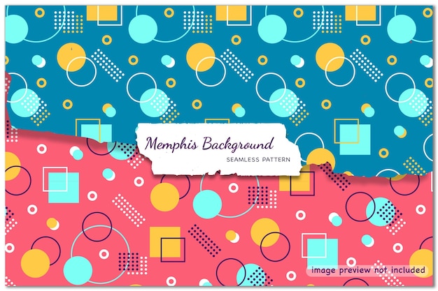 Memphis Pattern Background