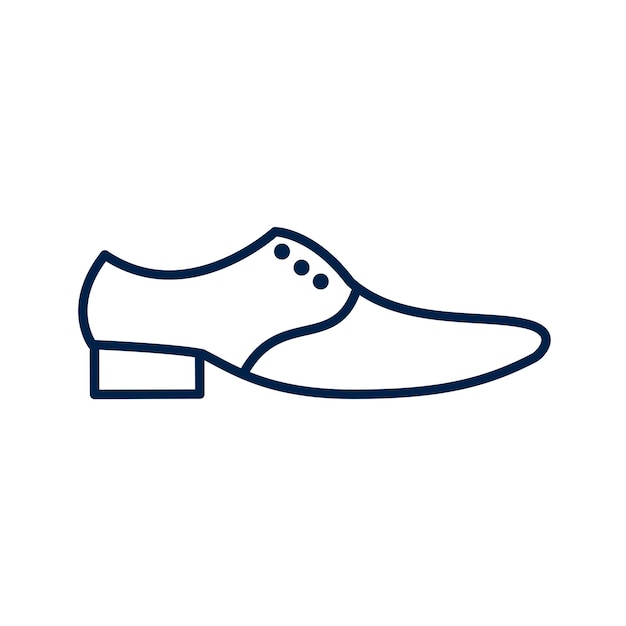 Men Shoes icon vector illustration