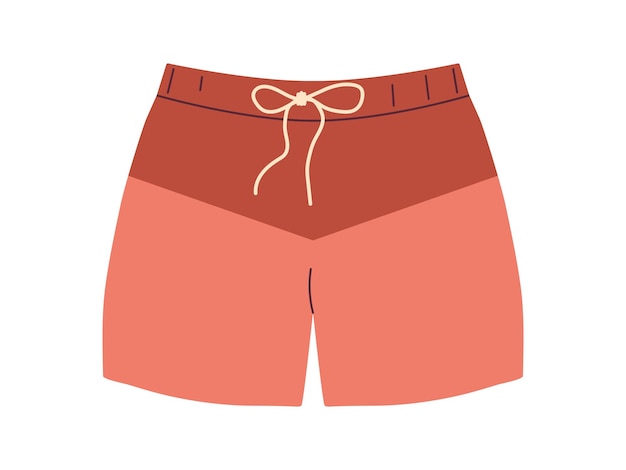 Men swim trunks and underpants Colorful underwear clothing Classic underclothing isolated models