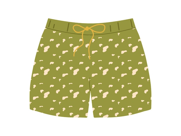 Men swim trunks and underpants Colorful underwear clothing Classic underclothing isolated models