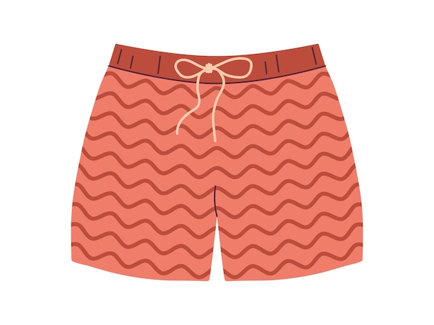 Men swim trunks and underpants Colorful underwear clothing Classic underclothing isolated models