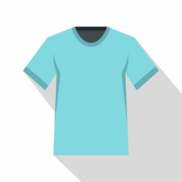 Men tennis tshirt icon Flat illustration of men tennis tshirt vector icon for web