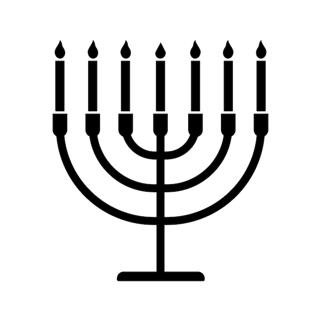 Menorah icon symbol Vector illustration