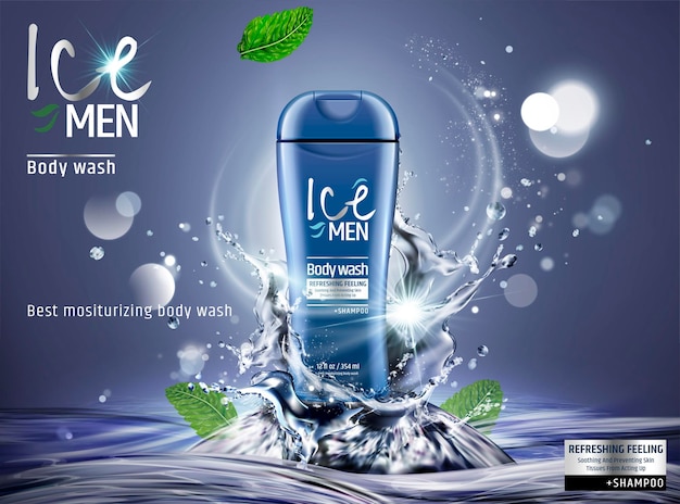 Mens body wash ads