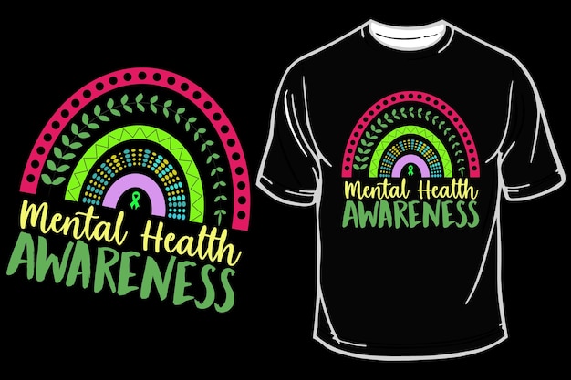 Mental Health Awareness TShirt design