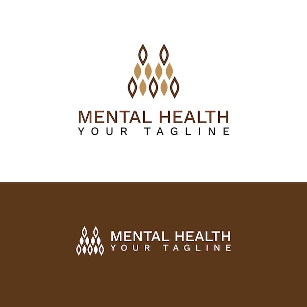 Mental Health Logo Vector Illustration