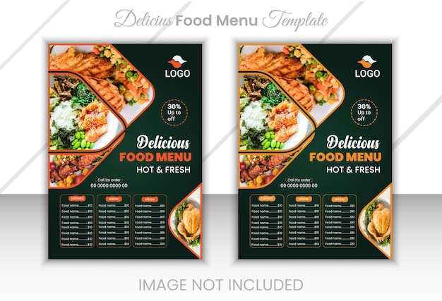 a menu for food and menus that say food menus