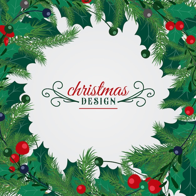 Merry Christmas Background Design