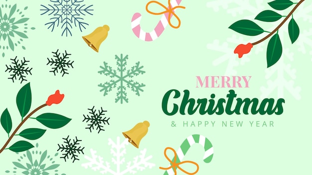 Merry Christmas background with vector