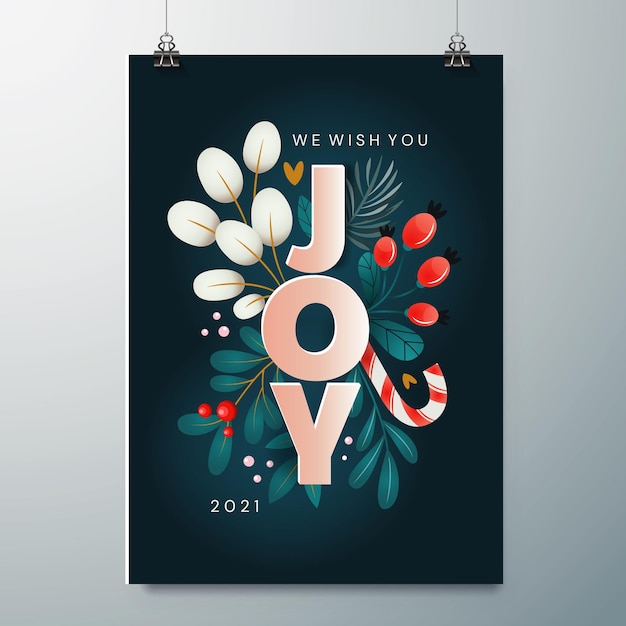 Vector merry christmas card christmas brochure and poster template vector