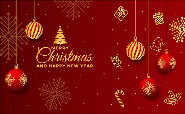 Merry christmas celebration design background