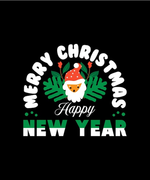 Merry Christmas creative tshirt design