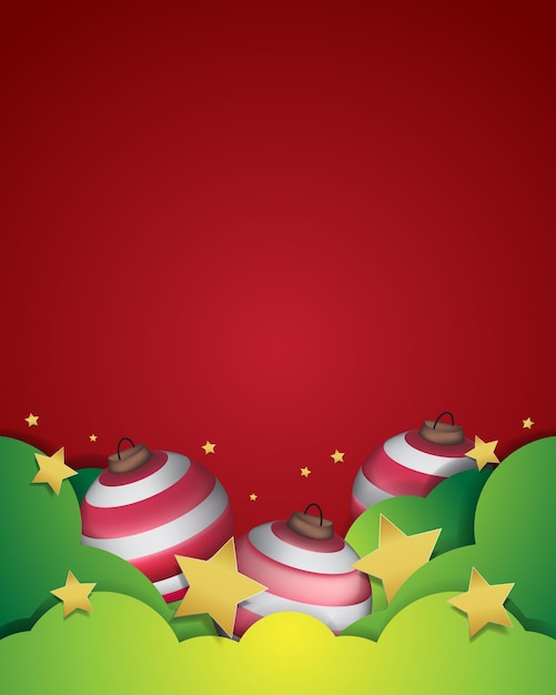 Merry Christmas frame card background