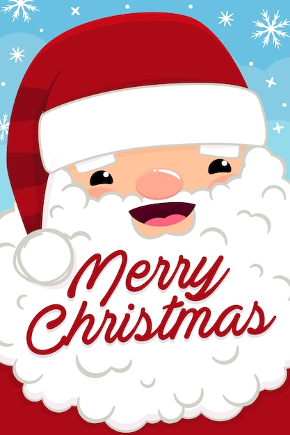 Merry  Christmas greeting card 