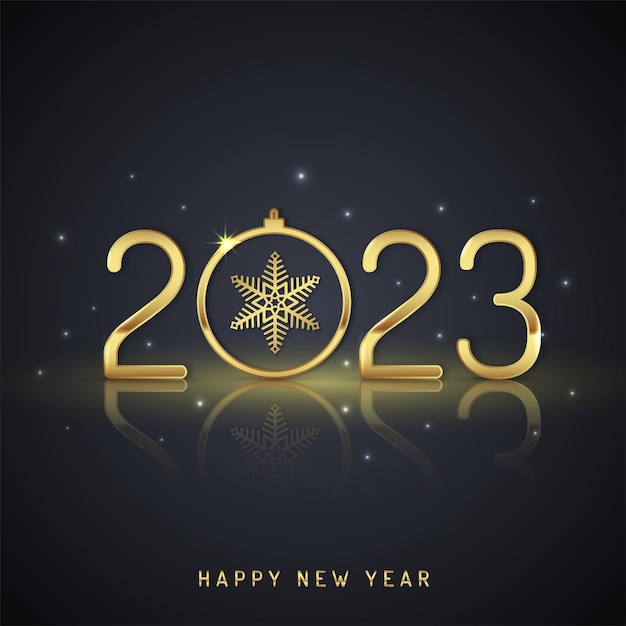 Merry christmas and happy new year 2023 banner for decoration