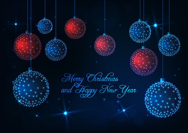 Merry Christmas and Happy New Year card