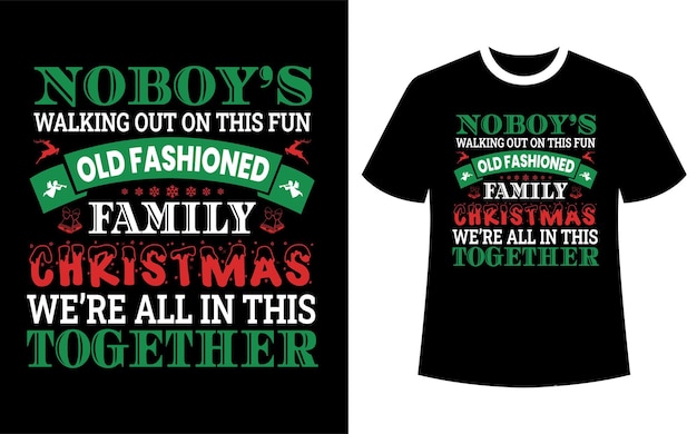 Merry Christmas and holiday tshirt design