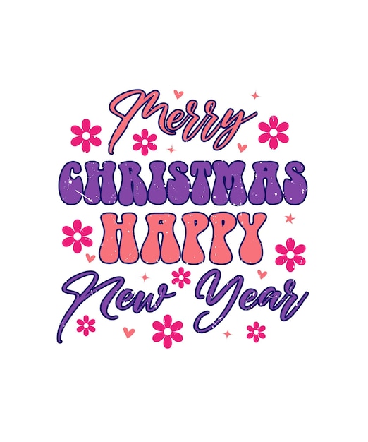 Merry Christmas lettering designs.Merry Christmas Happy New