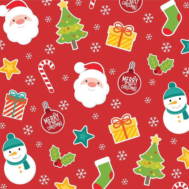 Merry christmas pattern