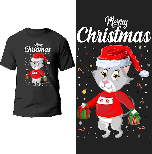 merry christmas t shirt design.