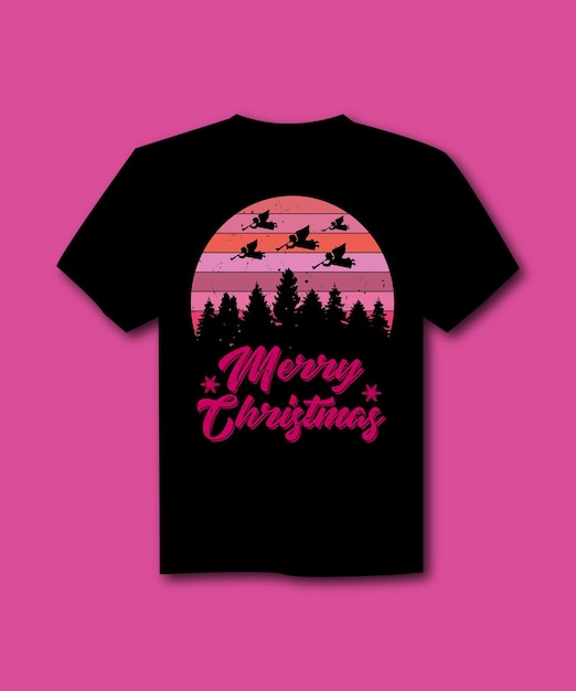 merry christmas t shirt design