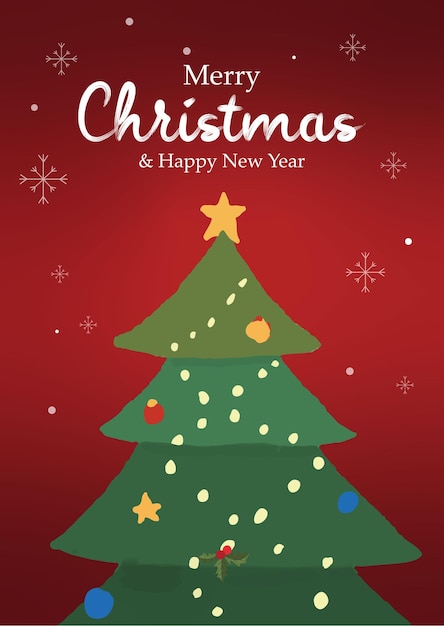 merry christmas tree background