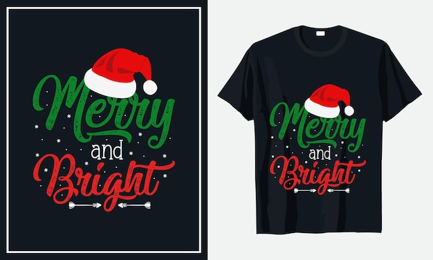 Merry Christmas tshirt design