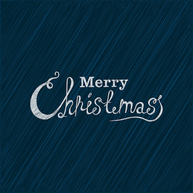 Vector merry christmas vector text calligraphic lettering design