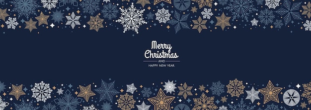 Merry Christmas web banner Background for invitation or seasons greeting