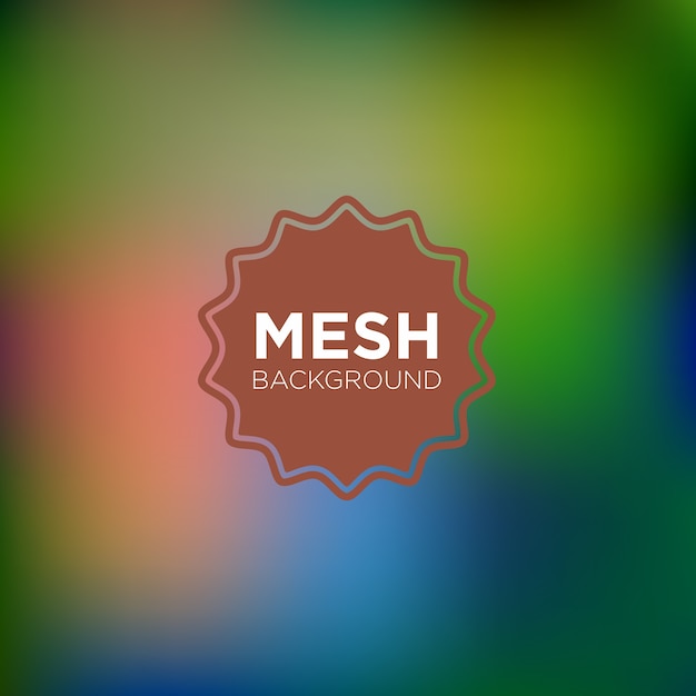 Mesh Background in Greenish Blue Shades