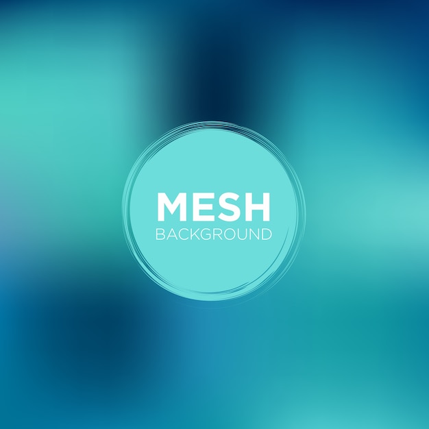 Mesh Background in Turquoise Blue Shades